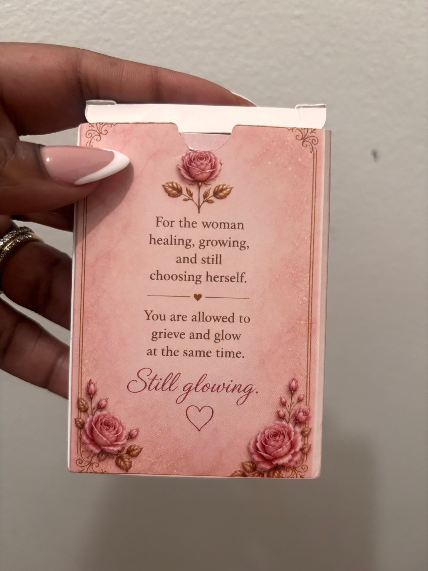 Glowing Through Grief Affirmation Deck - Pre Order